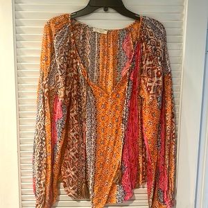 Boho colorful blouse